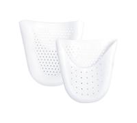 Zkydhbd Protège-orteils en silicone - Coussinets en gel - Coussinets de protection pour chaussures de ballet - Casquettes de danse, blanc, Taille unique