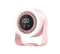 Zkydhbd Puissant ventilateur de bureau portable 9 vitesses chargement USB puissant refroidissement pour bureau à domicile rechargeable