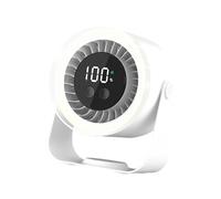 Zkydhbd Puissant ventilateur de bureau portable 9 vitesses chargement USB puissant refroidissement pour bureau à domicile rechargeable