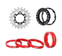 Zkydhbd Roue libre de vélo de montagne haute résistance à vitesse unique roue d'inertie en acier roues libres roues libres facile à utiliser haute résistance pignon partie pour pignon fixe