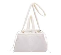 Zkydhbd Sac à bandoulière élégant avec de grandes poches, sacs à bandoulière décontractés, sac à main pour le shopping et les trajets quotidiens, blanc, One Size
