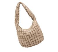 Zkydhbd Sac à main matelassé élégant et spacieux sous les aisselles, sac de travail pour un usage quotidien et les voyages, kaki, One Size