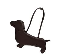 Zkydhbd Sac à main multifonction en cuir PU avec motif teckel, sac à bandoulière décontracté conçu pour les propriétaires d'animaux à la mode, café, One Size