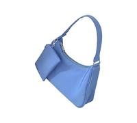 Zkydhbd Sac à main pour femme avec aisselles - Sac à main simple assorti sous les bras - Couleur unie - Sac à main de couleur unie - Sac à main à bandoulière assorti, bleu, One Size
