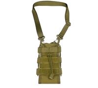 Zkydhbd Sac de rangement portable en nylon pour bouteille d'eau avec grand compartiment pour l'aventure, l'organisation essentielle du camping, Vert avec sangle, Taille unique