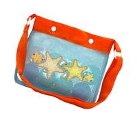 Zkydhbd Sac de rangement ventilé efficace pour jouets en famille, sortie de plage, essentiel pour s'amuser en famille au bord de la rive ou au bord de la piscine, sac de plage pour drainage du sable