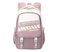 Zkydhbd Sac d'école pour adolescent - Sac à dos pour ordinateur portable - Grande capacité - En nylon - Pour garçons et filles, violet