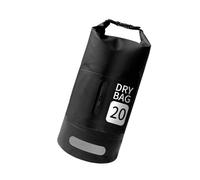 Zkydhbd Sac étanche de 20 L pour la natation, le camping et la plage, Noir