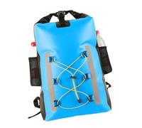 Zkydhbd Sac étanche de 30 L pour kayak, bateau, sac à dos étanche avec sac latéral, sac étanche, bleu clair