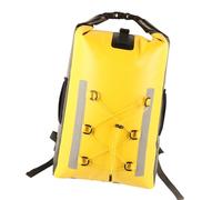 Zkydhbd Sac étanche de 30 L pour kayak, bateau, sac à dos étanche avec sac latéral, sac étanche, jaune