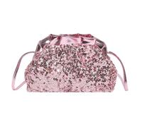 Zkydhbd Sac moderne sous les aisselles avec compartiments structurés et surfaces scintillantes, parfait pour les réunions d'affaires ou les réunions sociales, sac de soirée pliable tendance, a, One