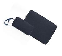 Zkydhbd Sacoche légère pour ordinateur portable de 13 pouces pratique Oxford avec plusieurs poches pour le rangement organisé des accessoires sac de messagers, bleu marine