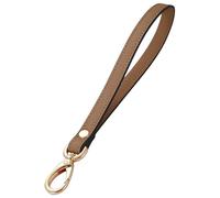 Zkydhbd Sangles de sac à main en polyuréthane avec dragonne pour porte-monnaie, marron, One Size