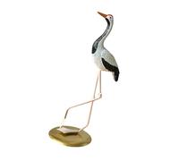 Zkydhbd Sculpture de flamant rose en résine et en fer - Installation rapide - Pour patio et cour