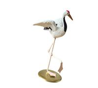 Zkydhbd Sculpture de flamant rose en résine et en fer - Installation rapide - Pour patio et cour