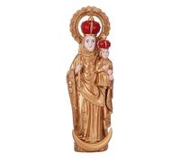Zkydhbd Statue en résine peinte à la main tenant un saint enfant - Figurine religieuse pour décoration d'intérieur - Figurine de personnage occidental