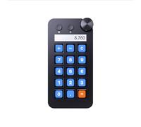 Zkydhbd StreamDeck Clavier visuel miniature 15 touches StreamDeck LCD bouton de création de contenu en direct Bouton douane pour PC
