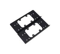Zkydhbd Support de montage de disque dur ventilateur de refroidissement pour boîtier de PC, optimisation du refroidissement, contrôle de la température, utilisation optimisée de l'espace Support de