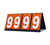 Zkydhbd Tableau de score imperméable pour basket-ball, volley-ball, tennis de table, tableau de score, pour sports d'intérieur et d'extérieur facilement