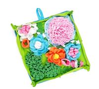 Zkydhbd Tapis interactif à renifler pour chien, résistant aux déchirures, tapis à renifler avec motif puzzle pour chien, 50 x 50 cm, tapis de reniflage pour chien