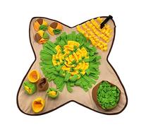 Zkydhbd Tapis pour chien jouet à renifler pour animaux de compagnie Tapis d'alimentation interactif pour chiens Jouet d'intérieur pour animaux de compagnie Tapis d'entraînement pour chiens de grande