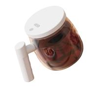 Zkydhbd Tasses à café électriques en verre avec mélangeur automatique - Portable - Rechargeable par USB - Moteur silencieux - Pour bureau, voyage, bureau