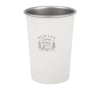 Zkydhbd Tasses de camping en acier inoxydable pour café, thé - Utilisation en extérieur - Antirouille - Compactes - Facile à transporter - Récipient à boire ergonomique pour l'extérieur