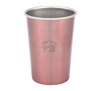 Zkydhbd Tasses de camping en acier inoxydable pour café, thé - Utilisation en extérieur - Antirouille - Compactes - Facile à transporter - Récipient à boire ergonomique pour l'extérieur