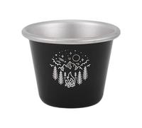 Zkydhbd Tasses de camping en acier inoxydable pour café, thé - Utilisation en extérieur - Antirouille - Compactes - Facile à transporter - Récipient à boire ergonomique pour l'extérieur