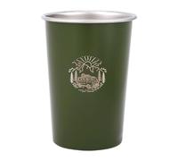 Zkydhbd Tasses de camping en acier inoxydable pour café, thé - Utilisation en extérieur - Antirouille - Compactes - Facile à transporter - Récipient à boire ergonomique pour l'extérieur