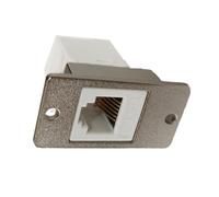 Zkydhbd Threadeds RJ11 6P6C Coupleur de montage à brides pour lignes téléphoniques, télécopieurs et modems DSL, connecteurs de contrôle industriels