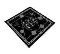 Zkydhbd Triplicate Size Published Divination Face 50cm 60cm 75cm Squares Velutinous Texture Play Addition Play Addition Machine Lavable en machine Tissu Durable Cartes Tapis de jeu