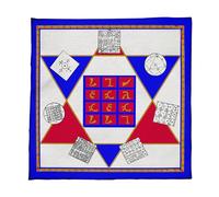 Zkydhbd Triplicate Size Published Divination Face 50cm 60cm 75cm Squares Velutinous Texture Play Addition Play Addition Machine Lavable en machine Tissu Durable Cartes Tapis de jeu