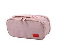 Zkydhbd Trousse à crayons haute capacité 5 sections en toile pour stylos, stylos, voyage, cosmétiques, 24 x 8,5 x 11 cm, F, A