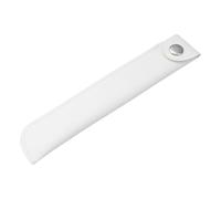Zkydhbd Trousse à crayons rétro en cuir PU de couleur unie avec bouton pression pour l'école, blanc