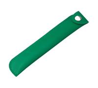 Zkydhbd Trousse à crayons rétro en cuir PU de couleur unie avec bouton pression pour l'école, Vert