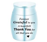 Zkydhbd Urne funéraire pour cendres - Cadeau de condoléances pour cendres/cheveux - Urne élégante pour homme et femme