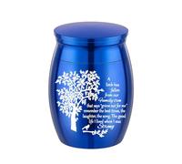 Zkydhbd Urne funéraire pour cendres de condoléances et cheveux élégant pour homme et femme