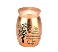 Zkydhbd Urne funéraire pour cendres de condoléances et cheveux élégant pour homme et femme