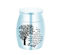 Zkydhbd Urne funéraire pour cendres de condoléances et cheveux élégant pour homme et femme
