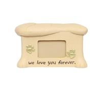 Zkydhbd Urnes funéraires en bois pour cendres de chien - Urnes commémoratives en bois - Cadeau commémoratif - Cadre photo pour chien