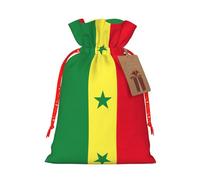zkyfll Sacs cadeaux de Noël avec cordon de serrage Motif drapeau du Sénégal