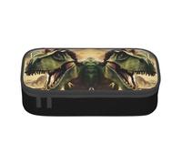 Zkyfll Trousse à crayons de grande capacité avec imprimé dinosaure film 04