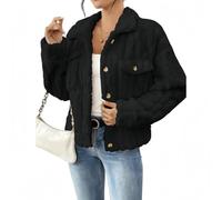 ZKYUCH Manteau pour Femme, Veste Chaude Et Confortable, À La Mode, avec Torsion De Pâte Frite, Automne Et Hiver,Couleur2,S