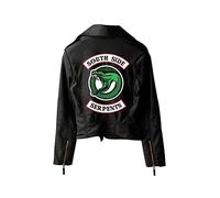 ZKYUCHUN Femme Serpent Jakcets Femmes Streetwear PU Veste Trend Nouveau imprimé Serpents Serpents Vestes-Color3 XXL
