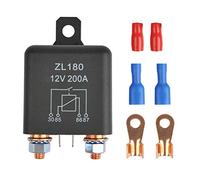 ZL180 Relais de camion automobile robuste 12 V 200 A - 4 broches, charge divisée, empreinte à 2 broches, 4 bornes (1 ensemble)