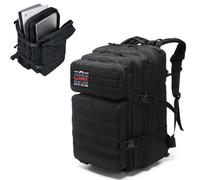 ZLDYPINK Sac à dos de jeu tactique pour console PS5/PS5 Slim/PS4, sac de transport de protection pour ordinateur portable de 15,6", contrôleur, casque et autres accessoires de jeu, noir, 18.9in x 11in