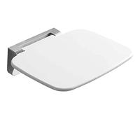 ZLECB Siege De Douche Mural,Tabouret de Douche Pliable,Strapontin Chaise De Douche pour Personnes Âgées Tabouret De Douche Fixé Au Mur,Blanc