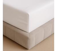 ZLEEPY® Drap-housse en bambou bio pour lit double | 100 % Lyocell de bambou | 40 cm de profondeur | Plus doux après chaque lavage | Meilleur que le coton égyptien | Soutien aux petites entreprises