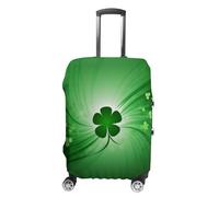 ZLFDSKGY Housse de bagage lavable avec inscription Happy St Patrick - Housse de protection élastique anti-rayures pour valise de taille, Happy St Patrick's Day, XL